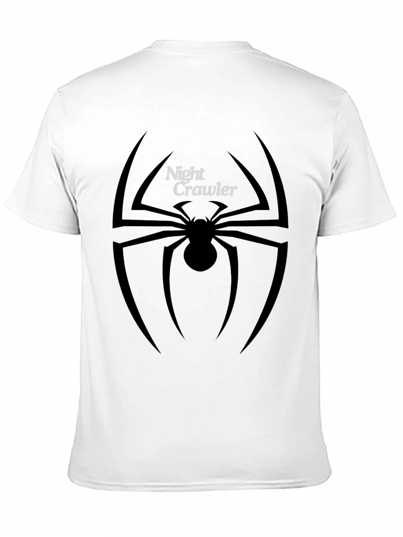 Night Crawler Spider Graphic Tee - Black