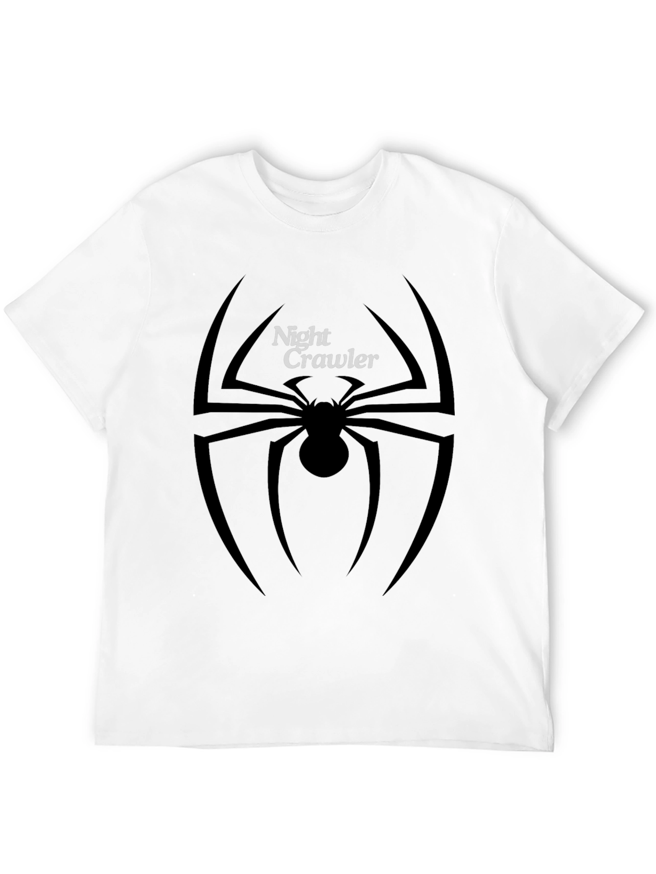 Night Crawler Spider Graphic Tee - Black