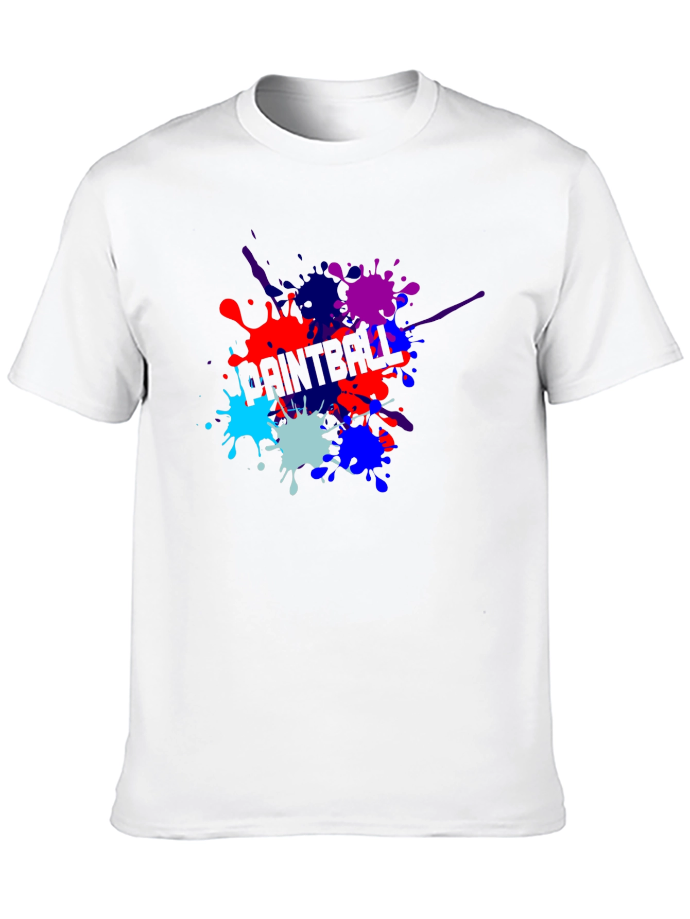 Paintball Splatter T-Shirt - Cool Graphic Tee