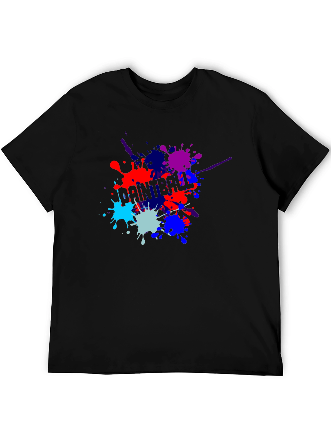 Paintball Splatter T-Shirt - Cool Graphic Tee