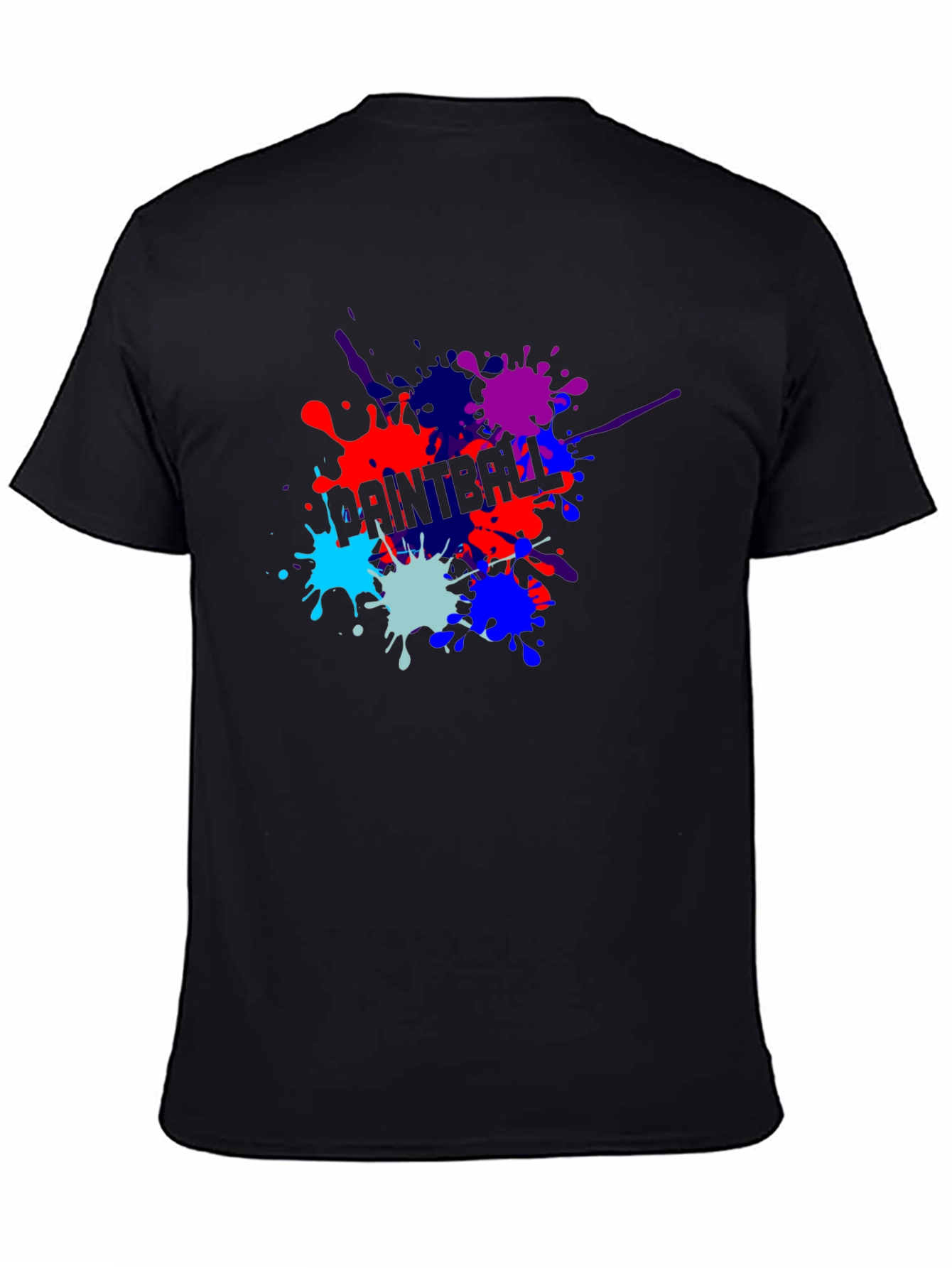 Paintball Splatter T-Shirt - Cool Graphic Tee