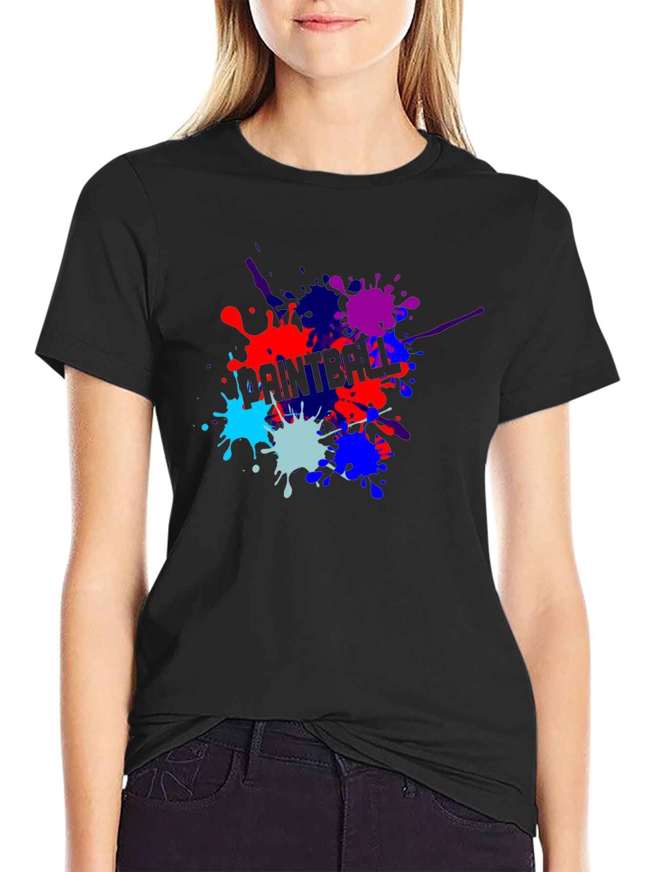 Paintball Splatter T-Shirt - Cool Graphic Tee
