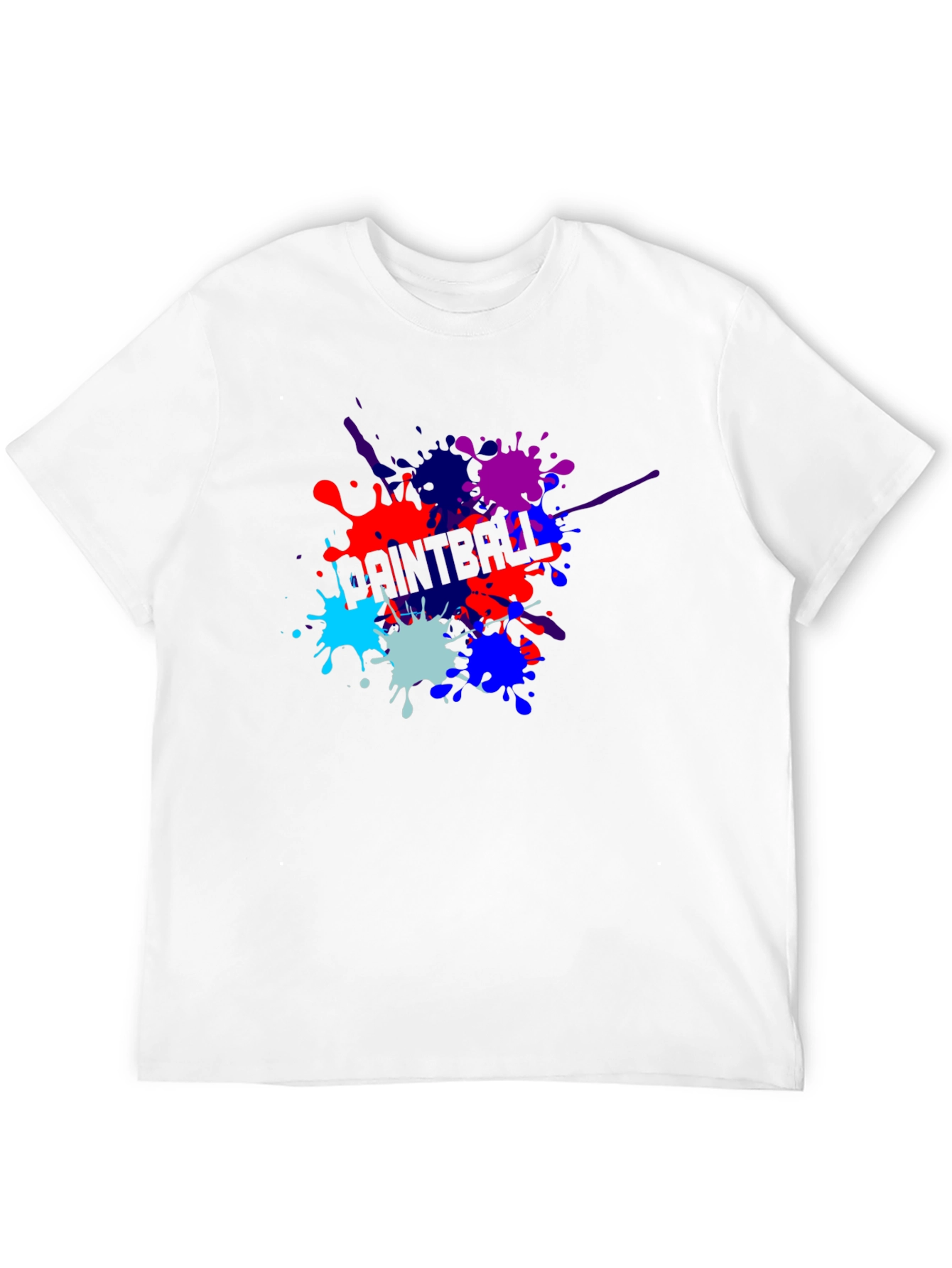 Paintball Splatter T-Shirt - Cool Graphic Tee