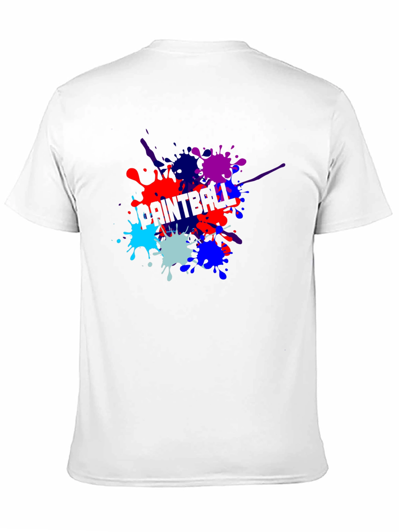Paintball Splatter T-Shirt - Cool Graphic Tee