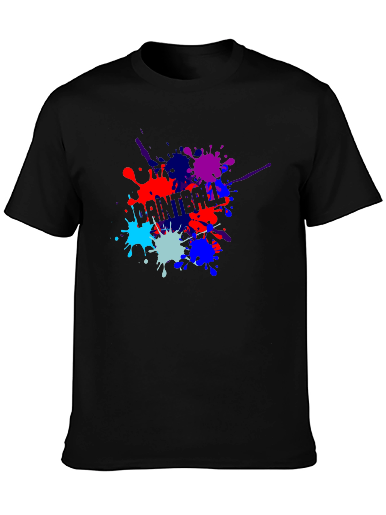 Paintball Splatter T-Shirt - Cool Graphic Tee