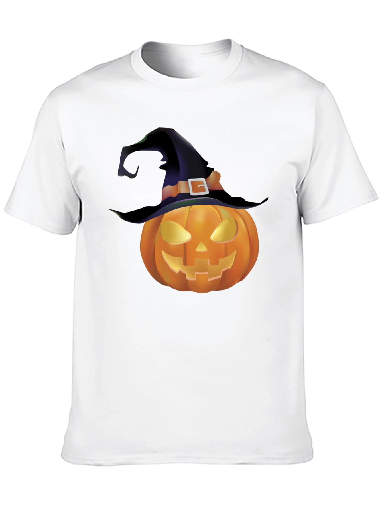 Halloween Pumpkin Witch Hat T-Shirt