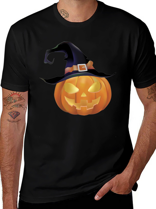 Halloween Pumpkin Witch Hat T-Shirt
