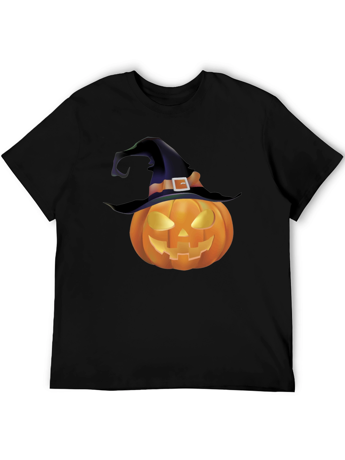 Halloween Pumpkin Witch Hat T-Shirt