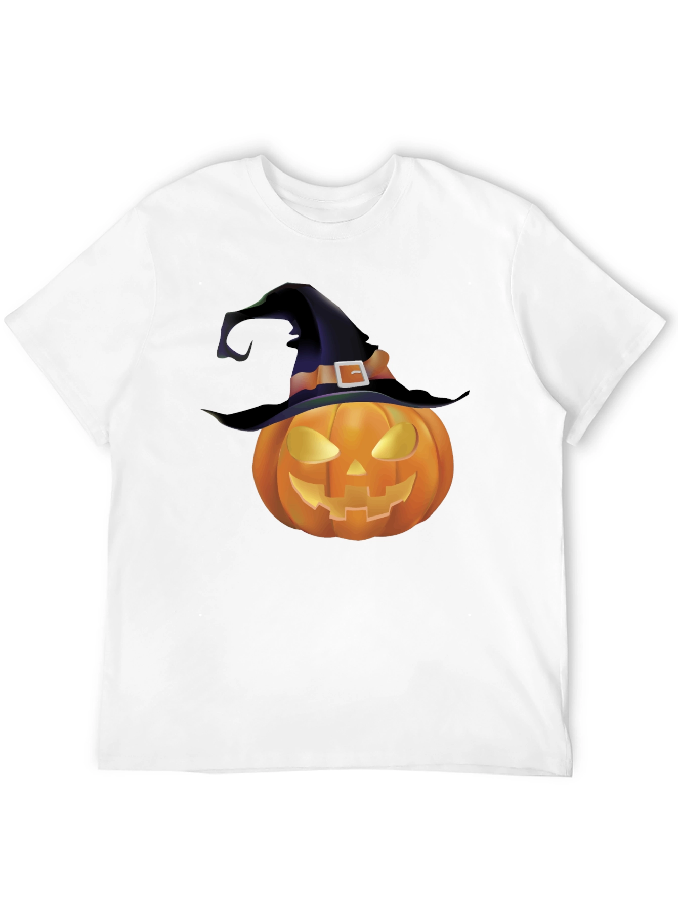 Halloween Pumpkin Witch Hat T-Shirt