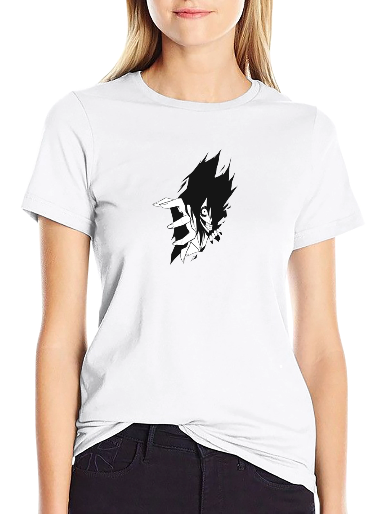Creepy Anime Graphic Tee