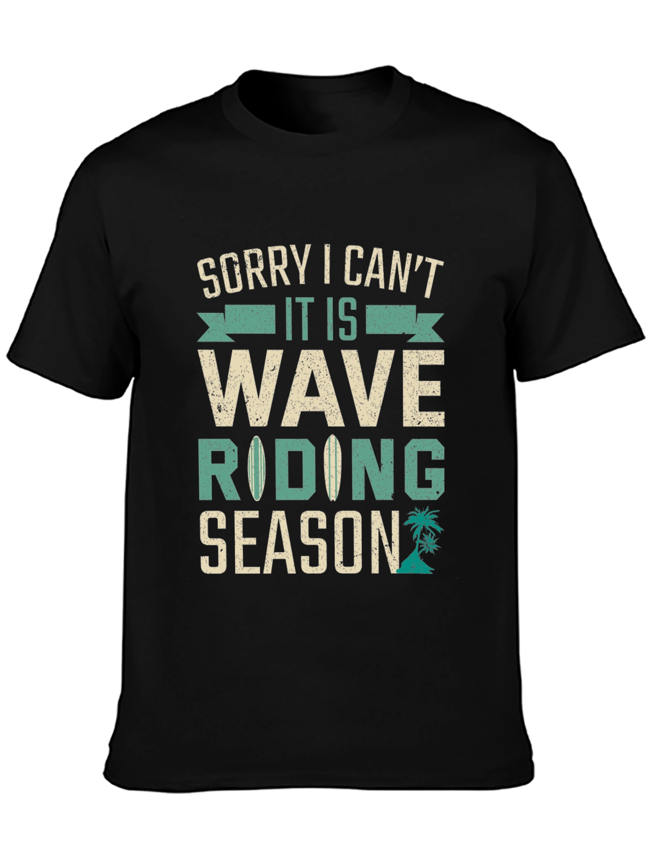 Wave Riding Season Graphic T-Shirt