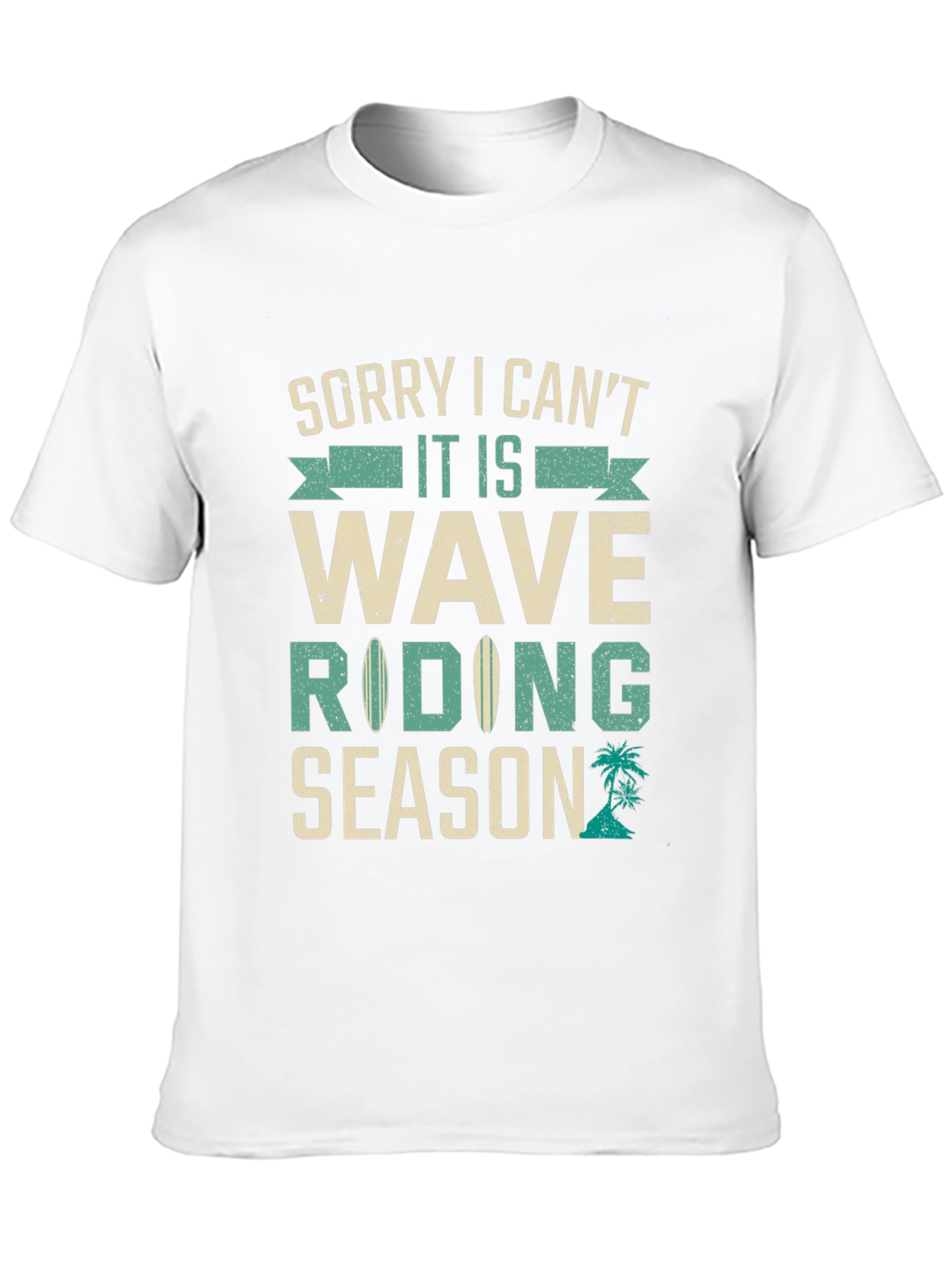 Wave Riding Season Graphic T-Shirt