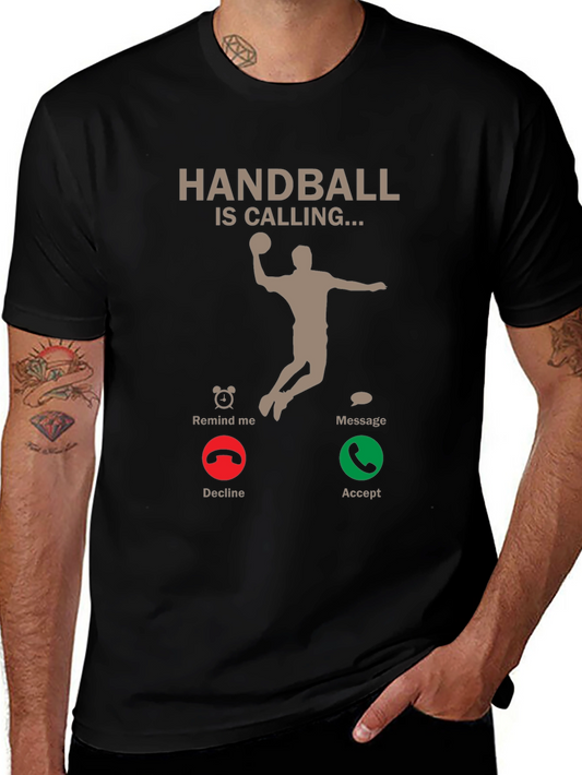 Handball Calling T-Shirt | Funny Sport Tee