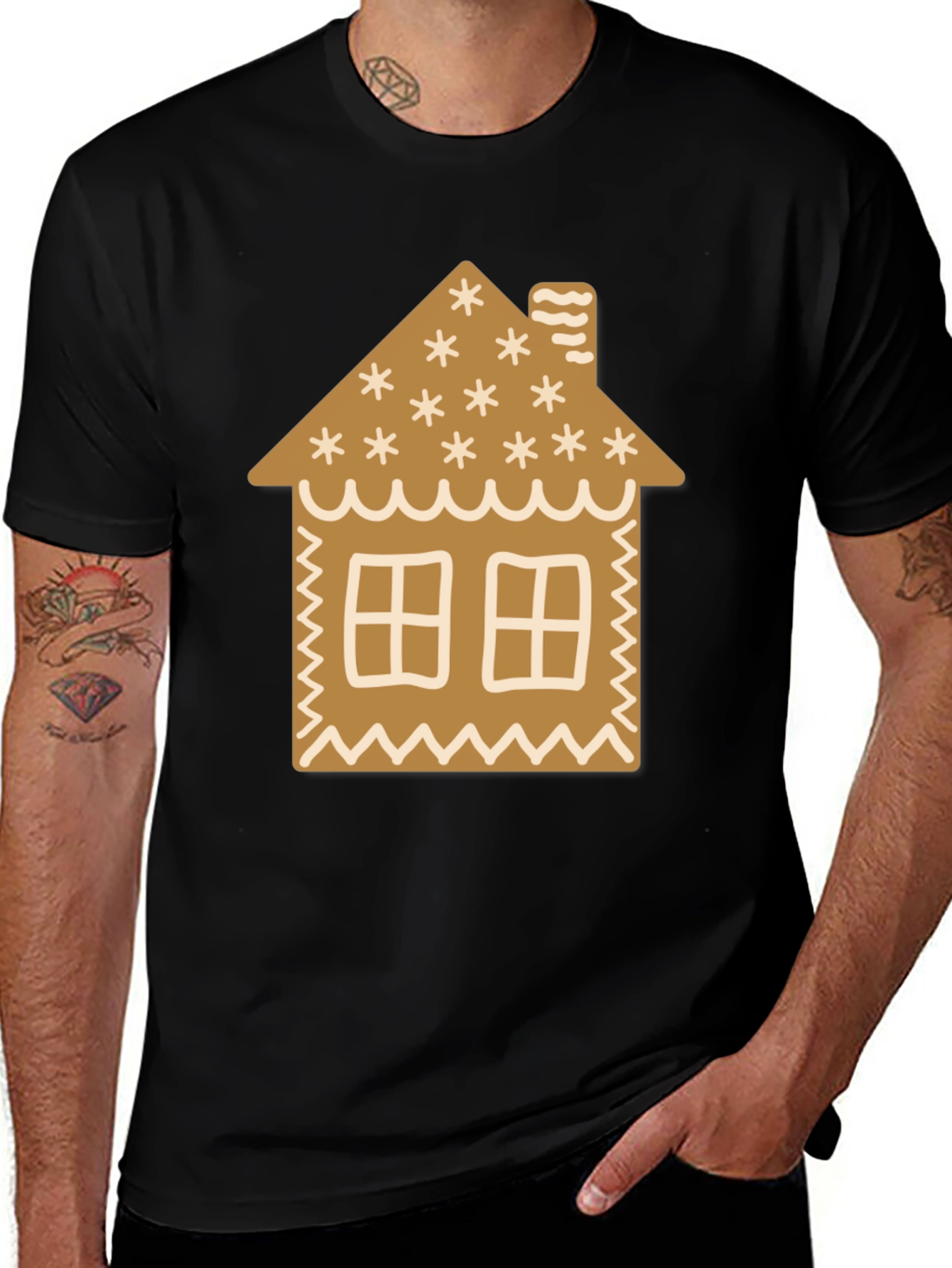 Gingerbread House Graphic Tee