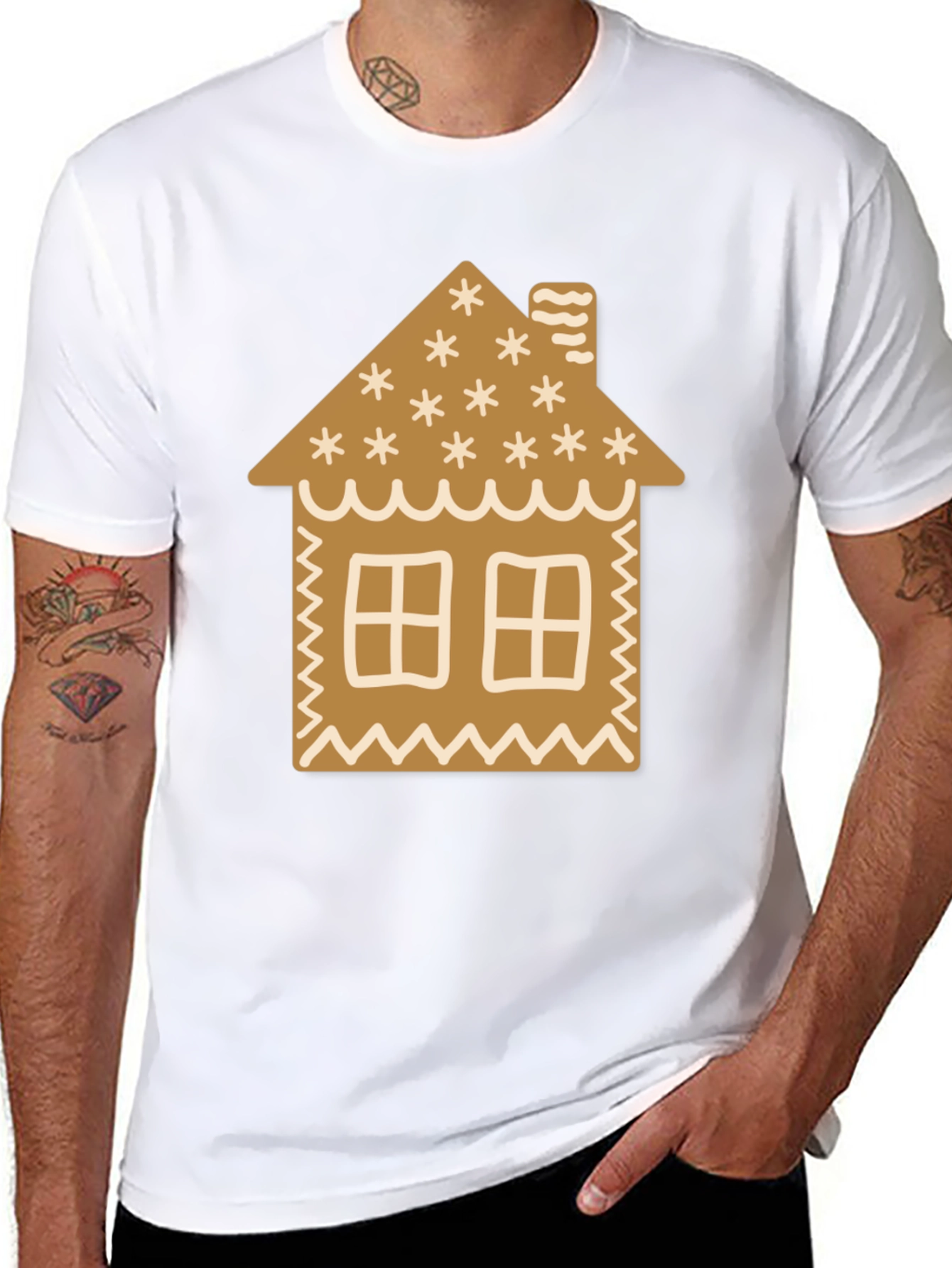 Gingerbread House Graphic Tee