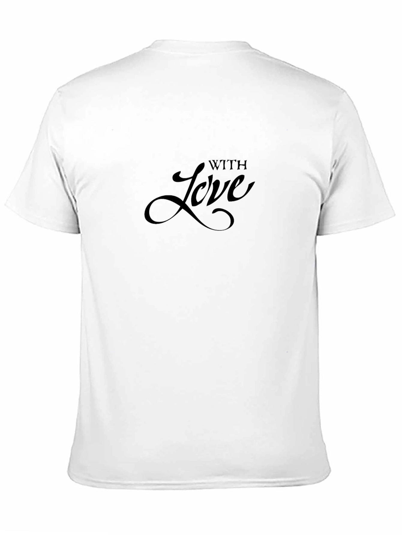 With Love Classic Black Tee