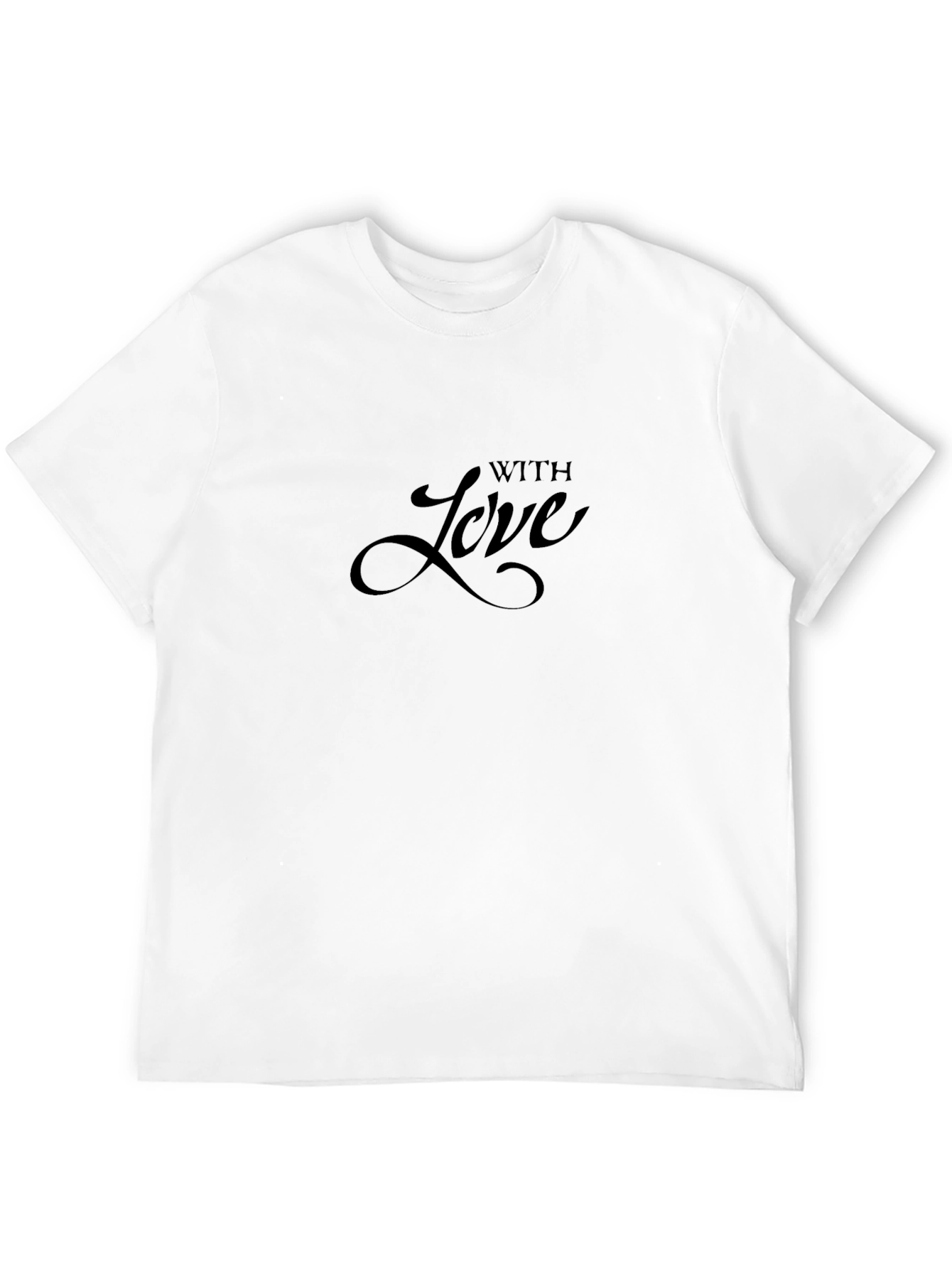 With Love Classic Black Tee