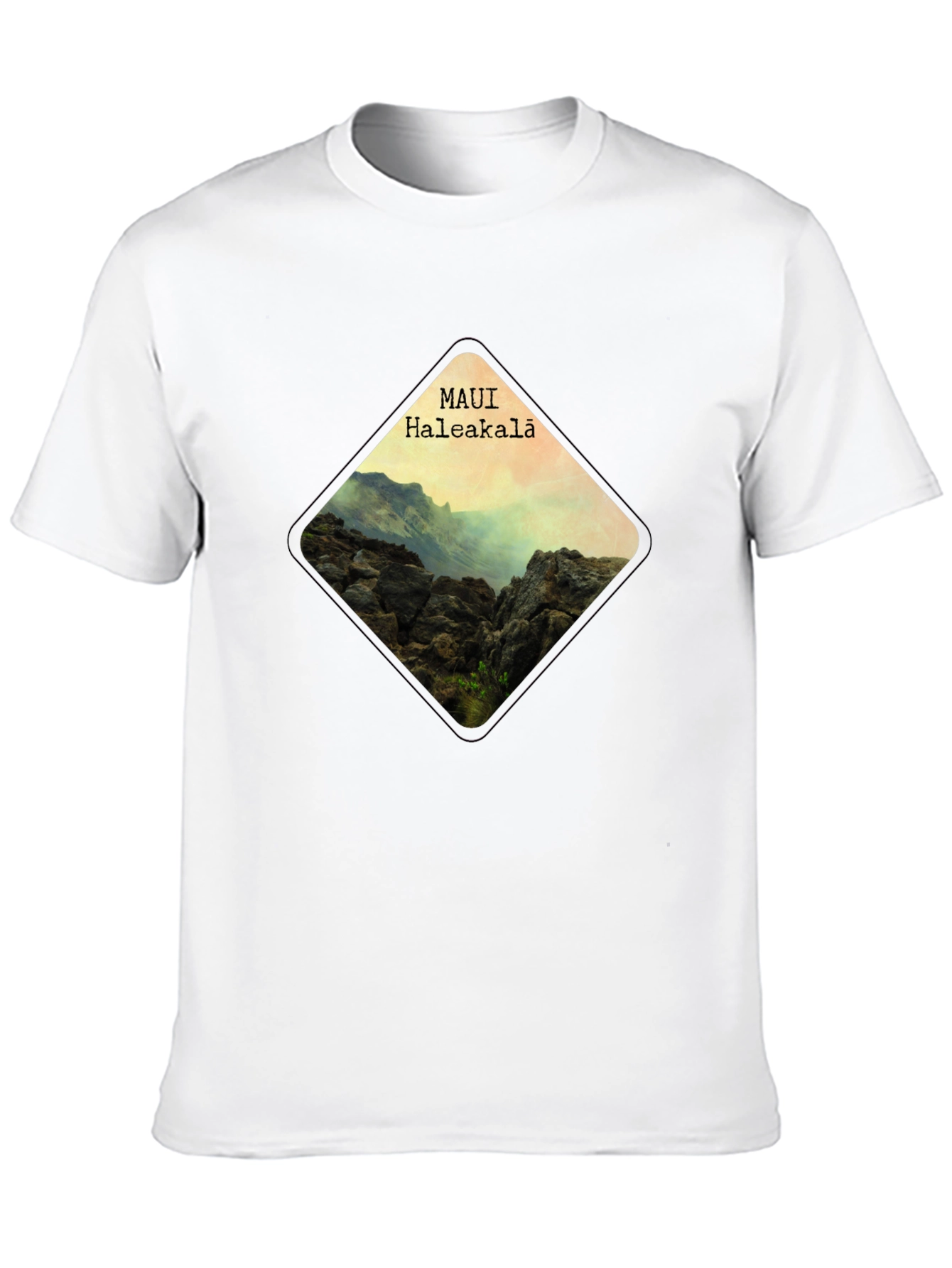 Maui Haleakala Diamond Graphic T-Shirt