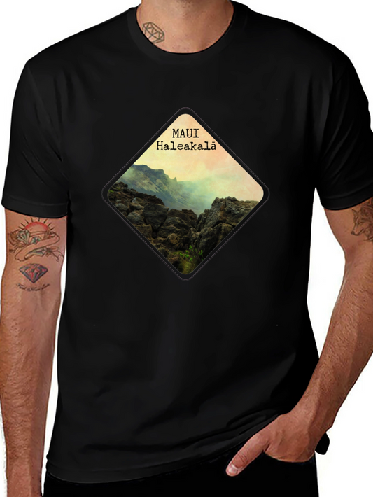 Maui Haleakala Diamond Graphic T-Shirt