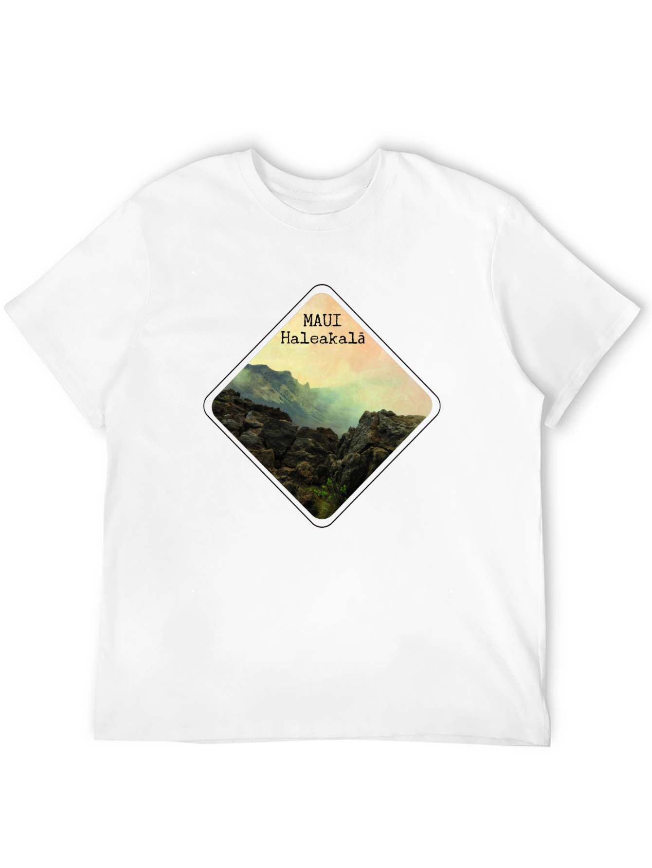Maui Haleakala Diamond Graphic T-Shirt