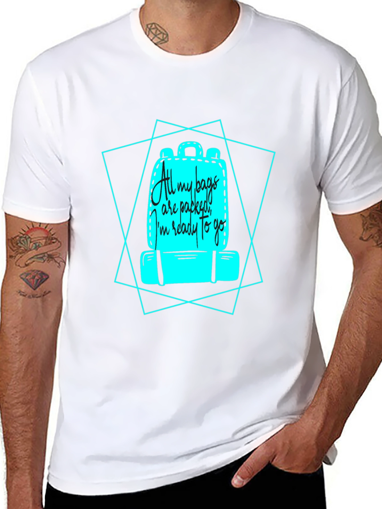 All My Bags Are Packed Travel T-Shirt