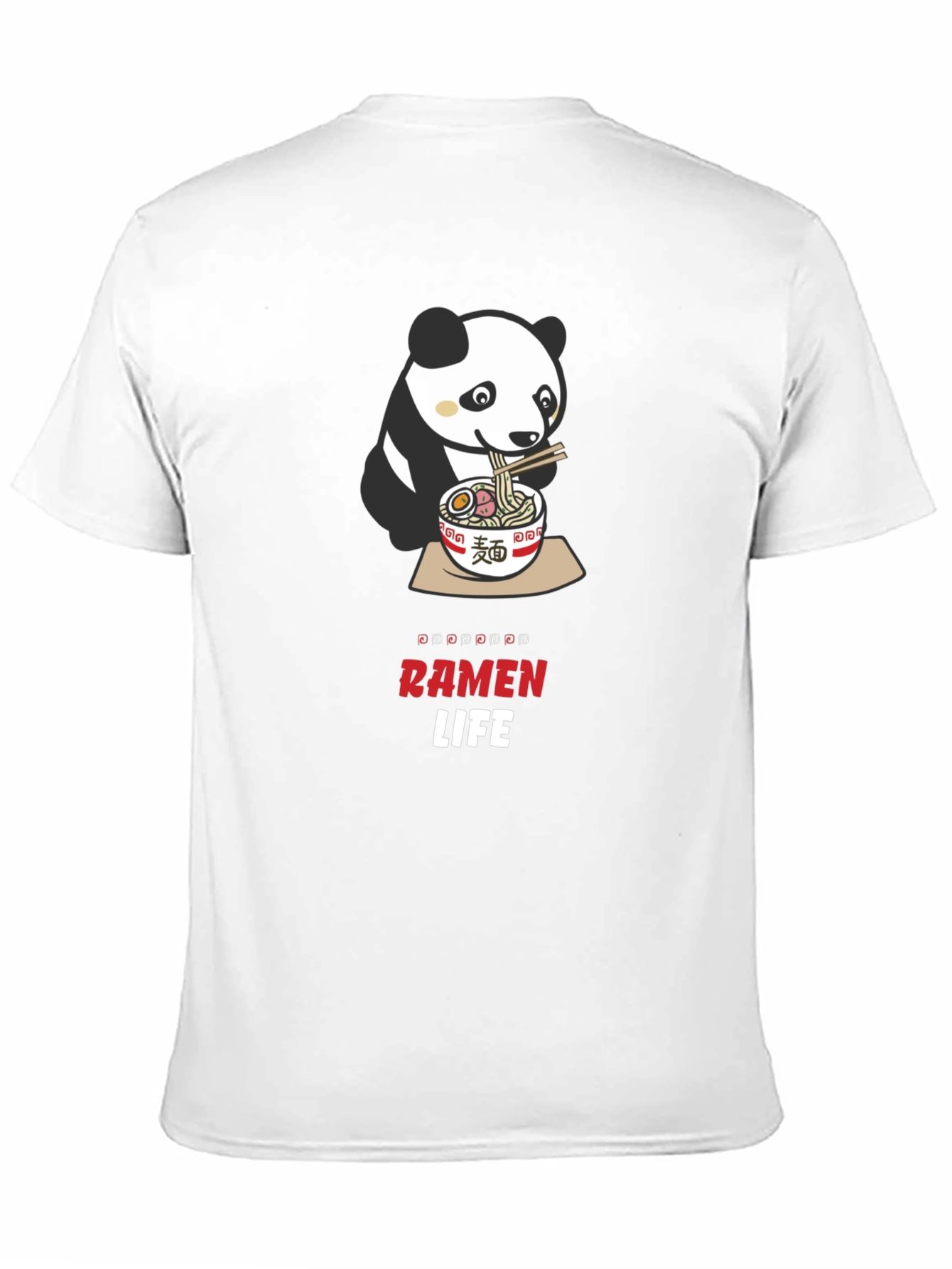 Panda Ramen Life Graphic T-Shirt