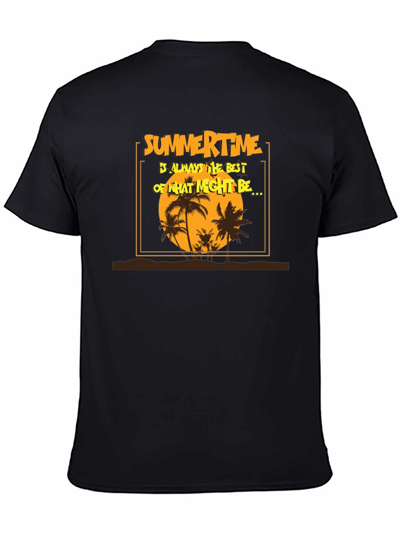 Summertime T-Shirt - Tropical Beach Design