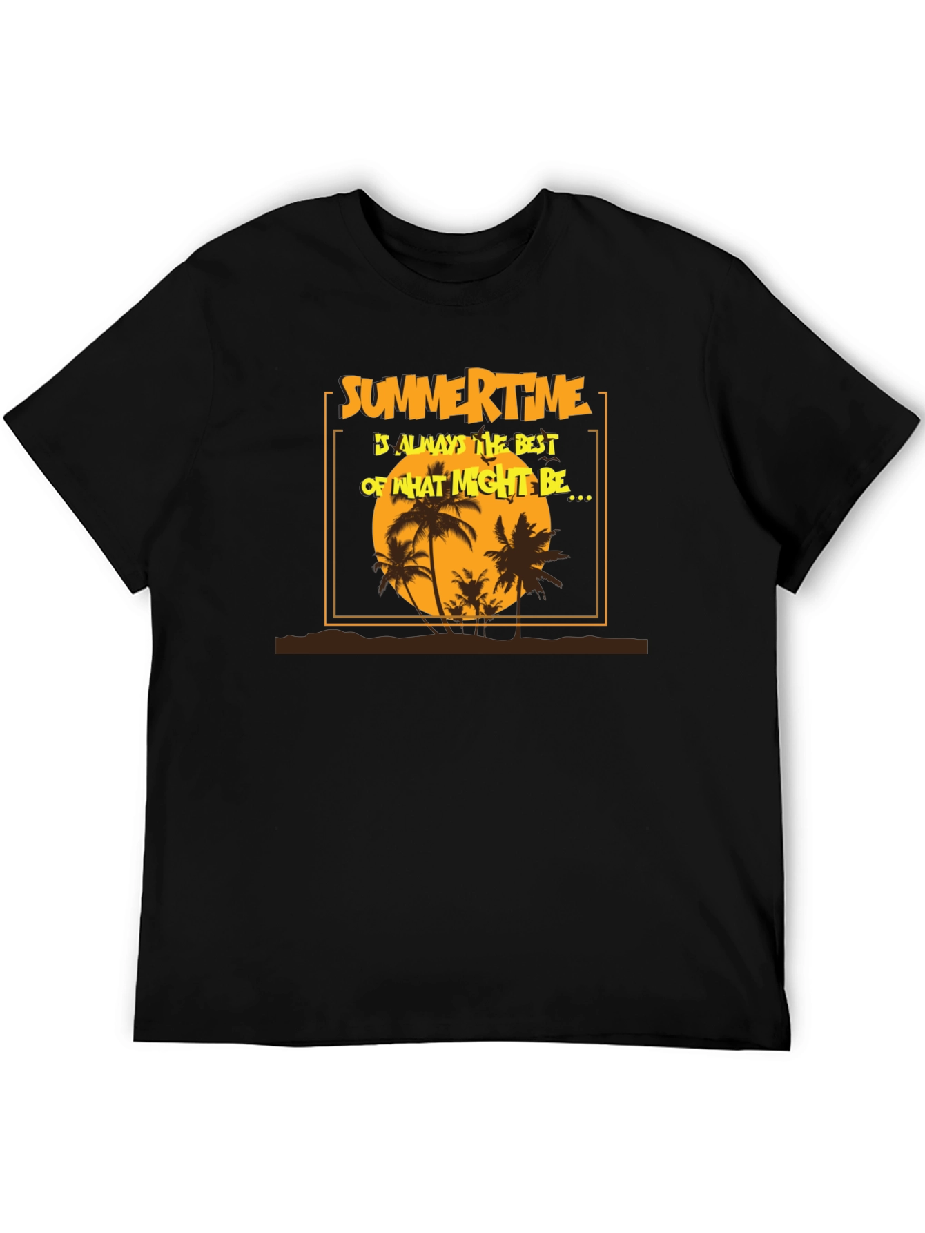 Summertime T-Shirt - Tropical Beach Design