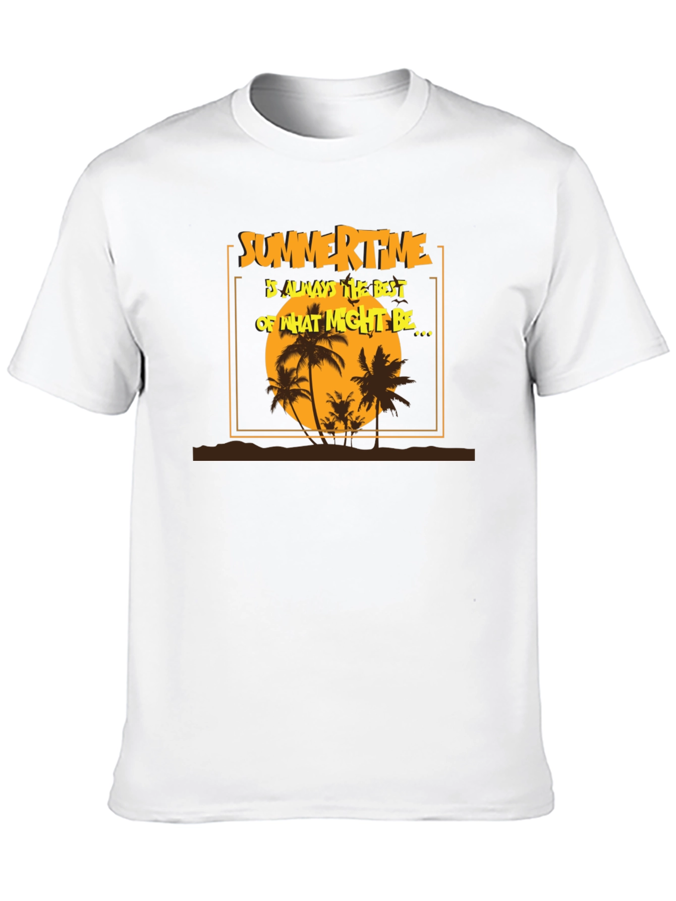 Summertime T-Shirt - Tropical Beach Design