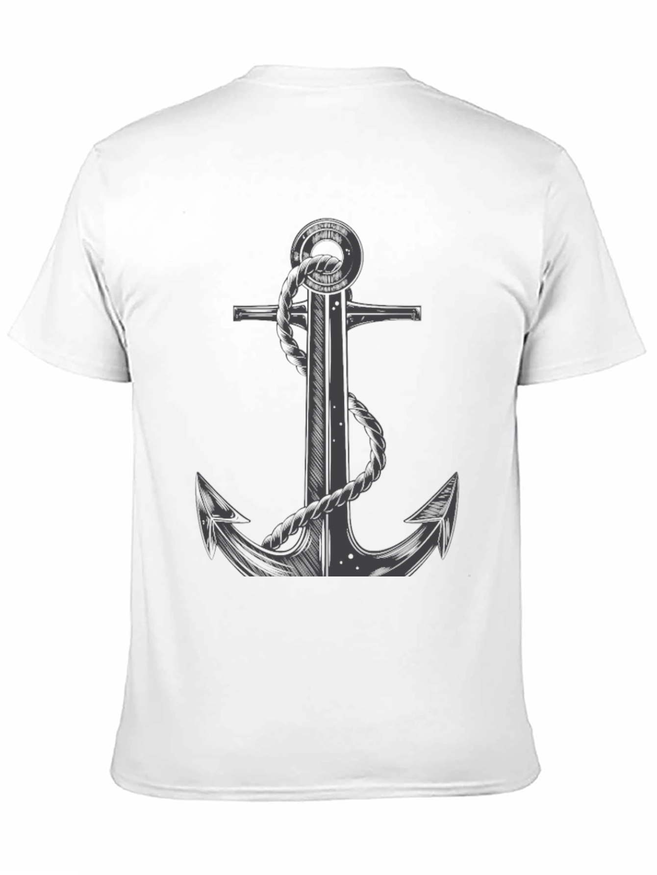 Anchor Graphic Tee - Nautical Style