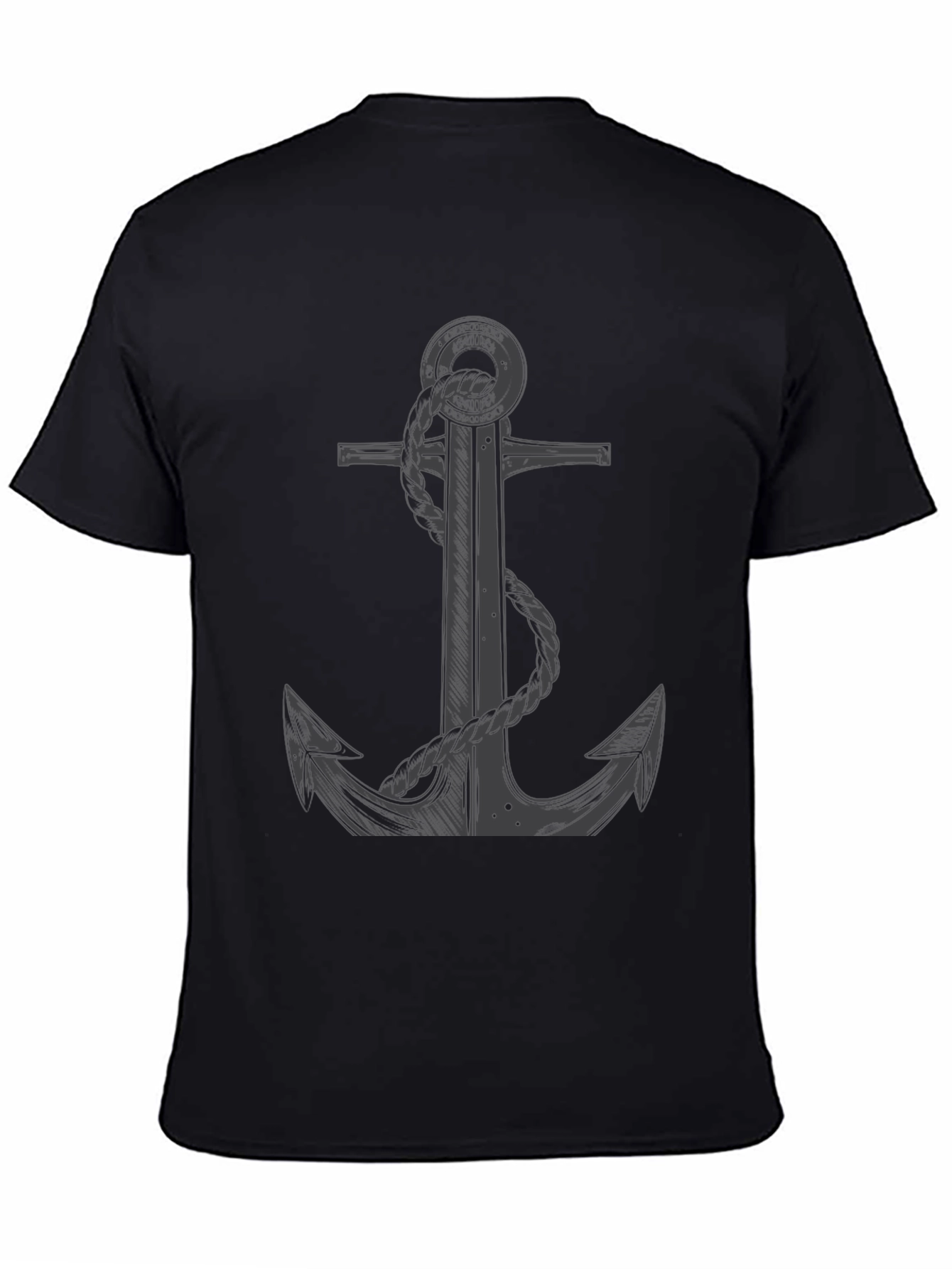 Anchor Graphic Tee - Nautical Style