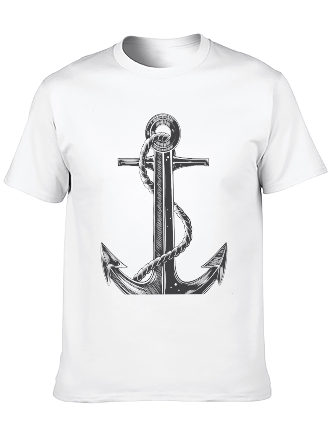 Anchor Graphic Tee - Nautical Style