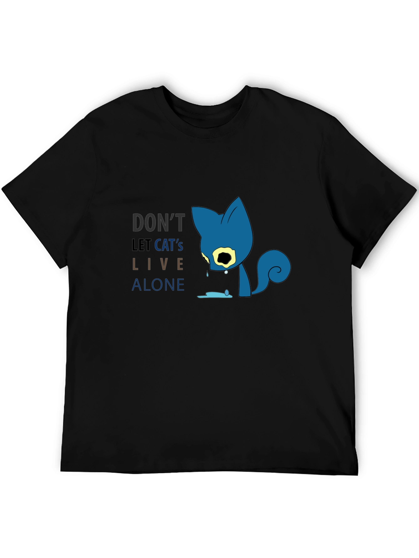 Dont Let Cats Live Alone Graphic Tee