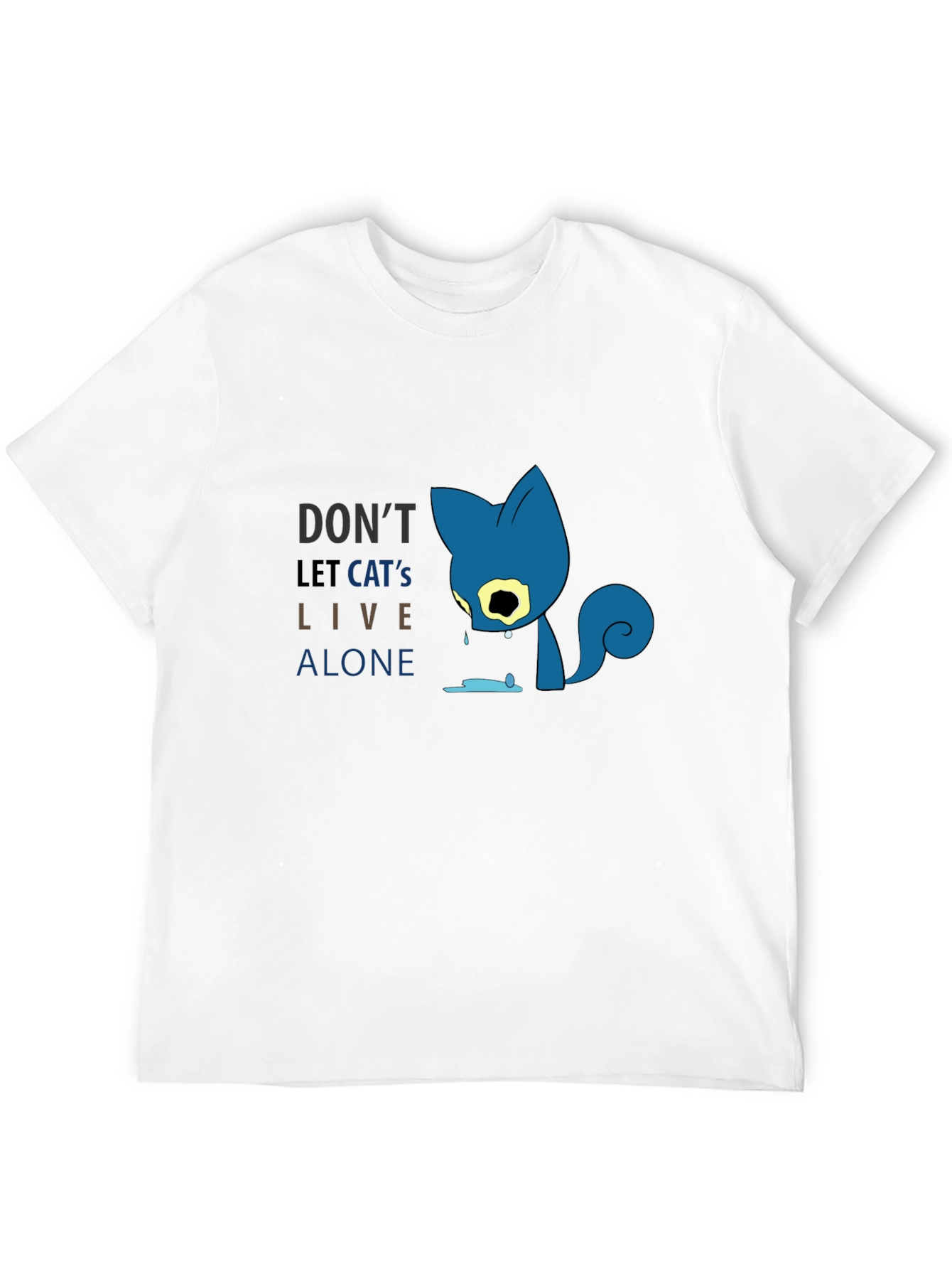 Dont Let Cats Live Alone Graphic Tee