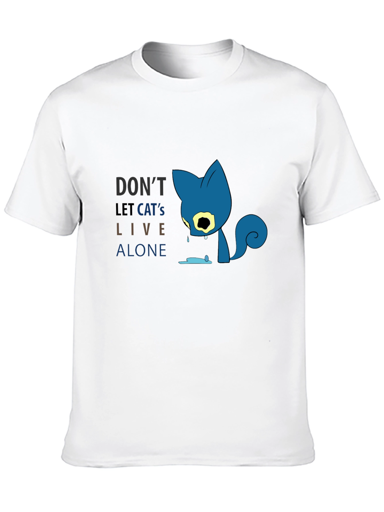 Dont Let Cats Live Alone Graphic Tee
