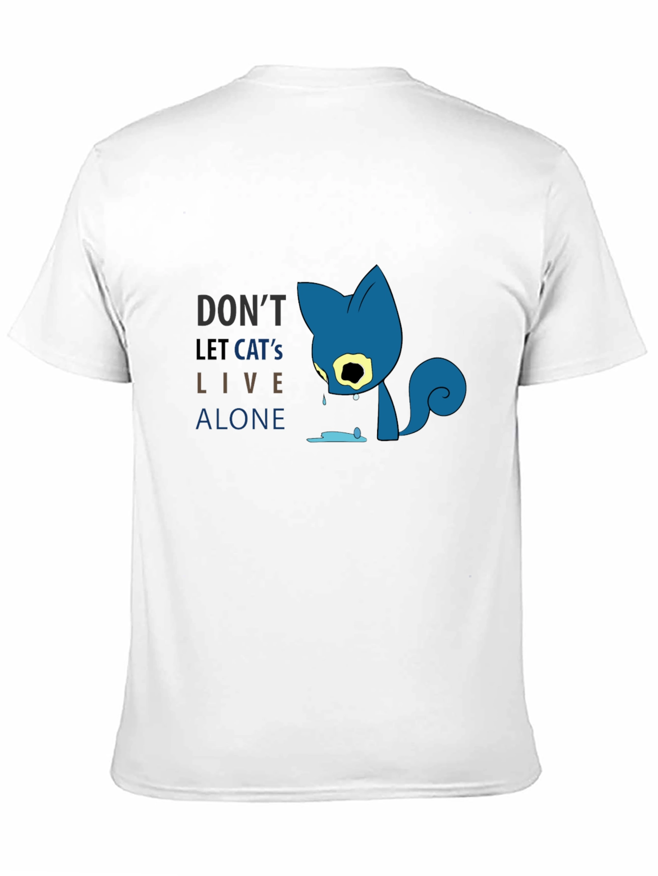 Dont Let Cats Live Alone Graphic Tee