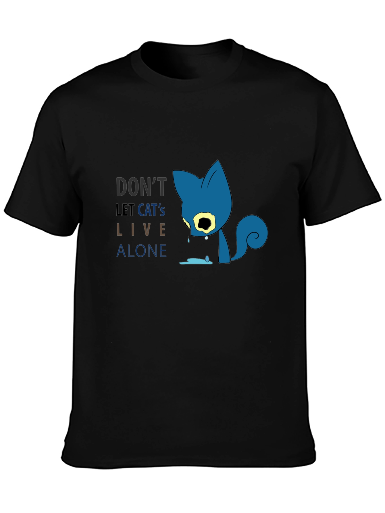 Dont Let Cats Live Alone Graphic Tee