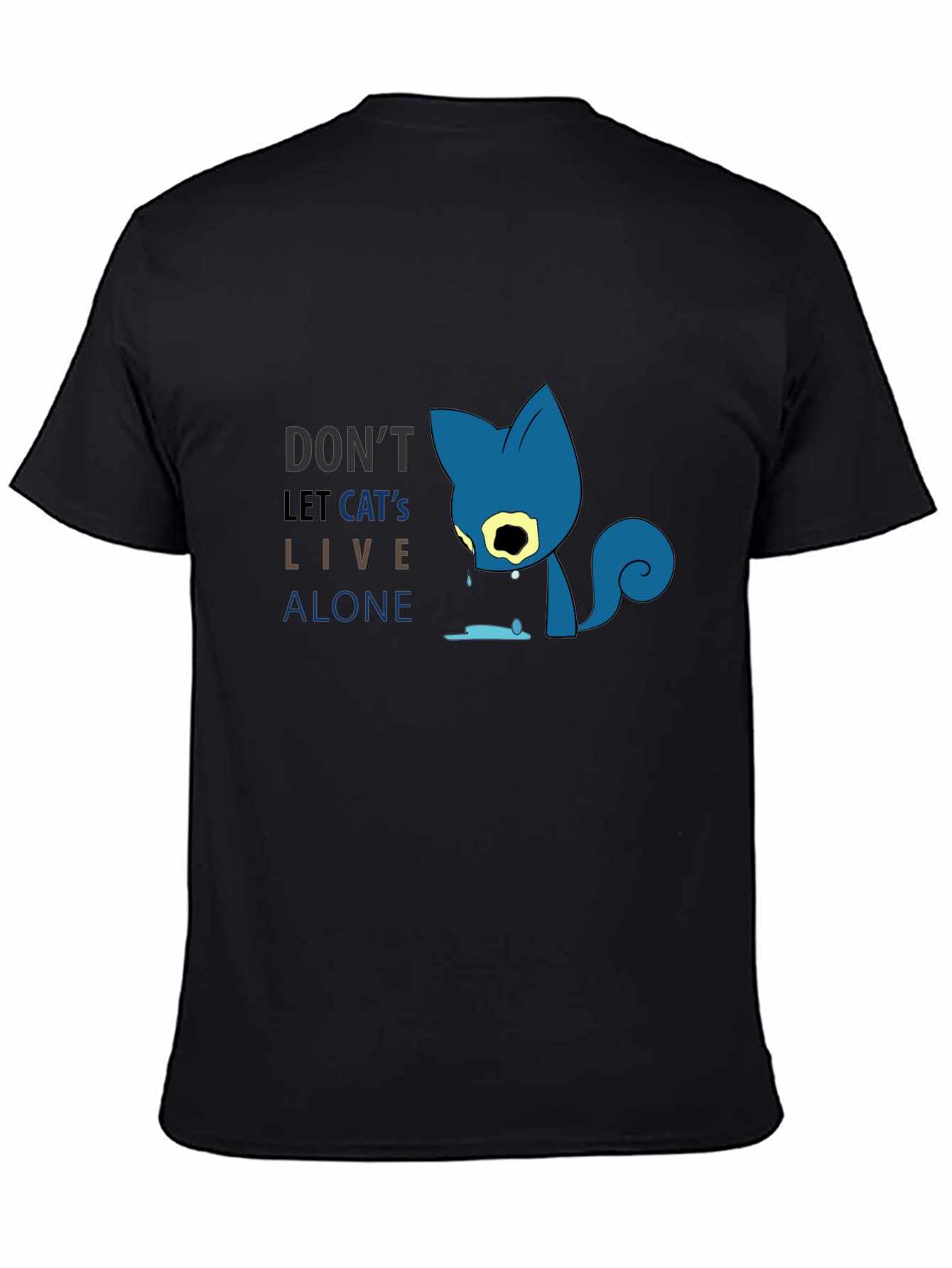 Dont Let Cats Live Alone Graphic Tee