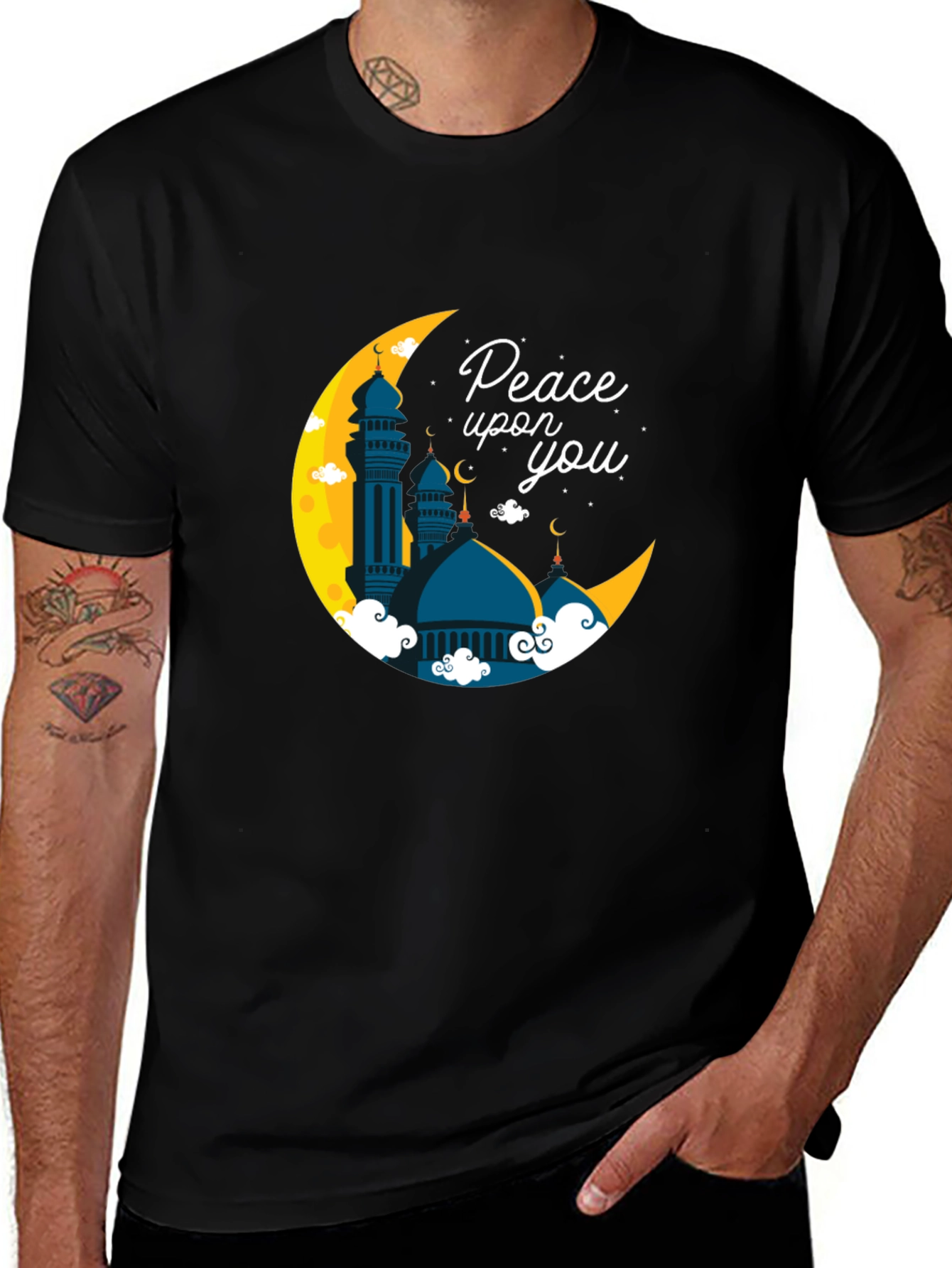 Peace Upon You Black T-Shirt