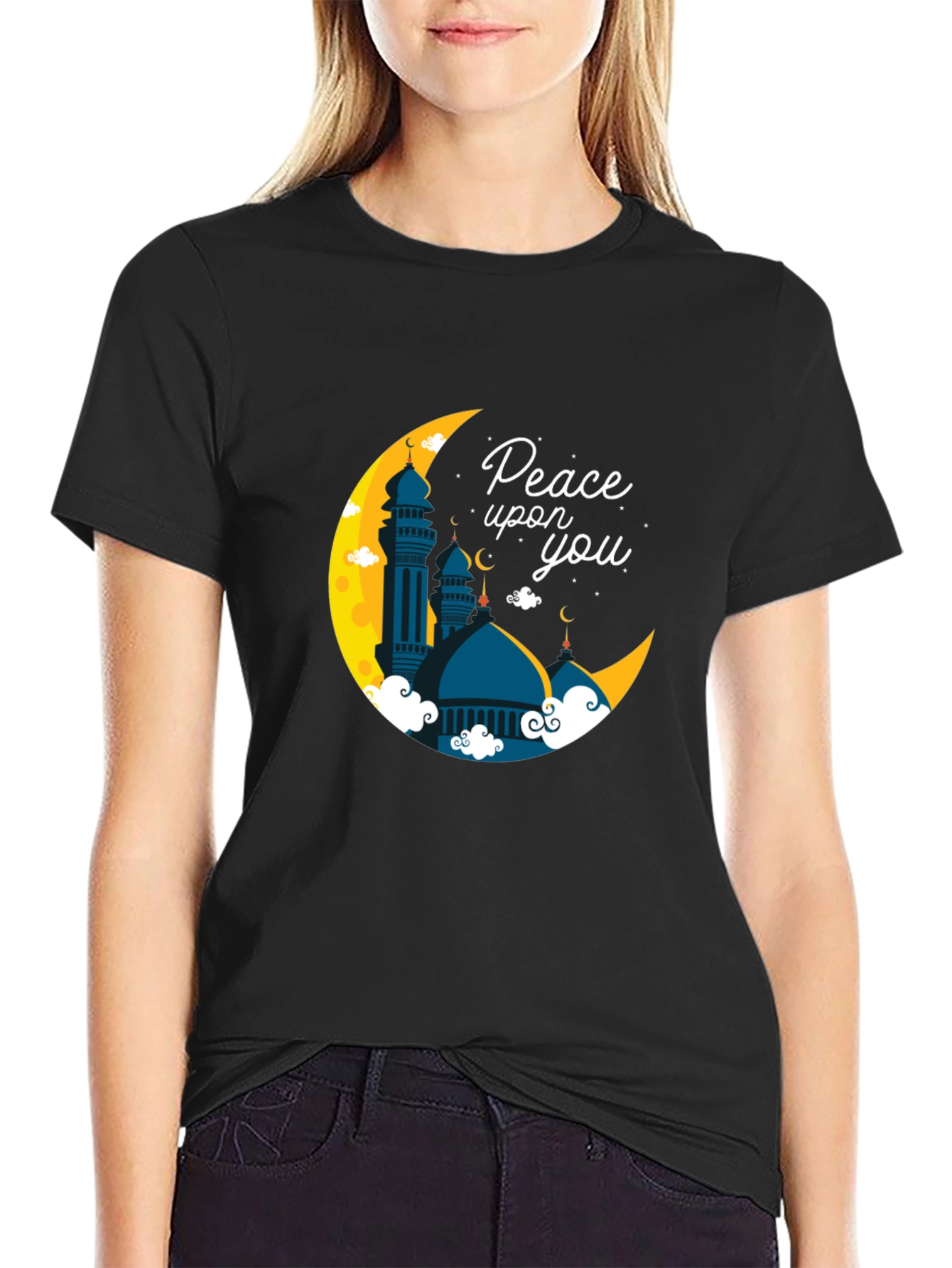 Peace Upon You Black T-Shirt