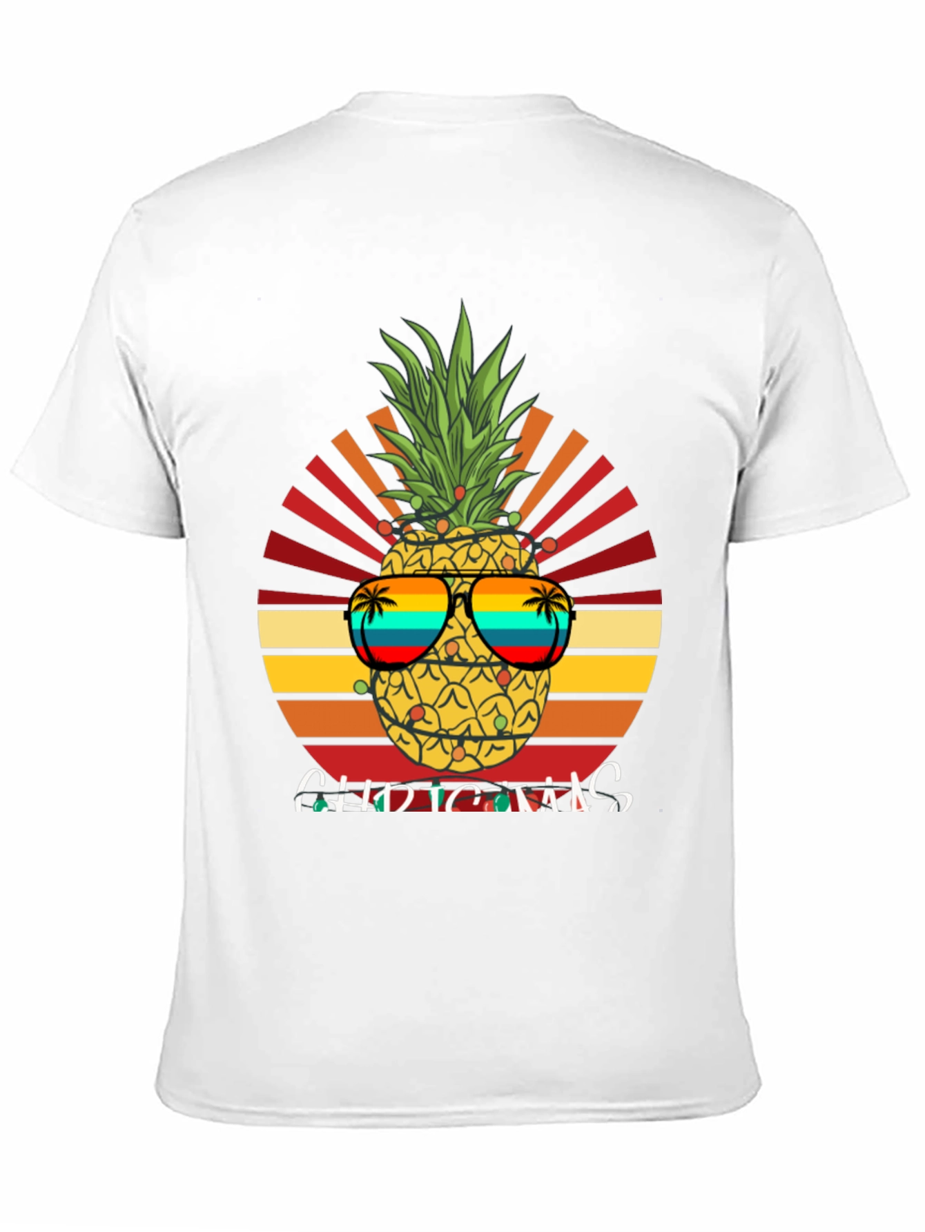 Festive Pineapple Christmas T-Shirt
