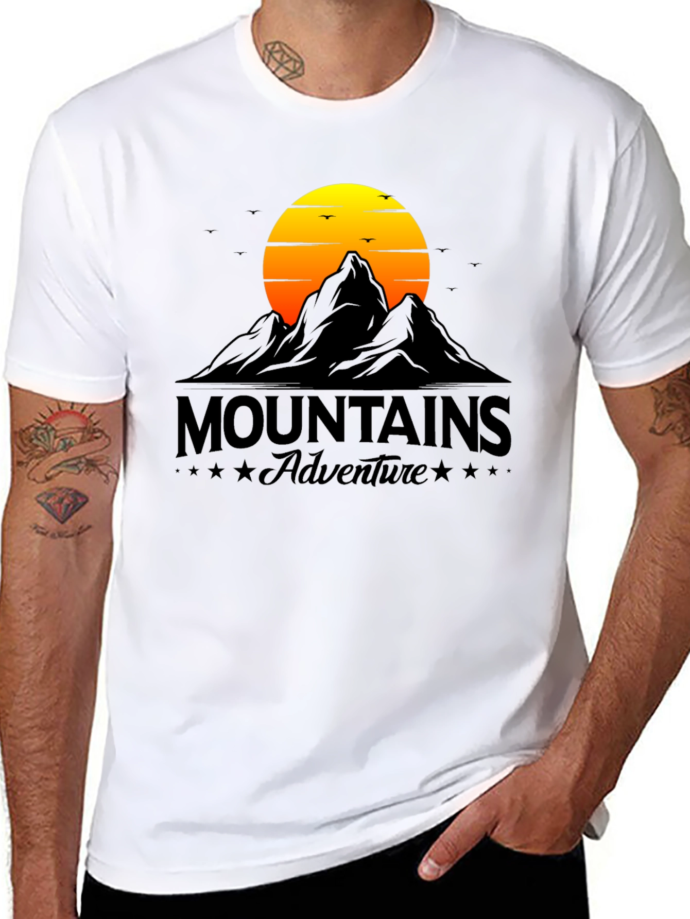 Mountains Adventure Graphic T-Shirt