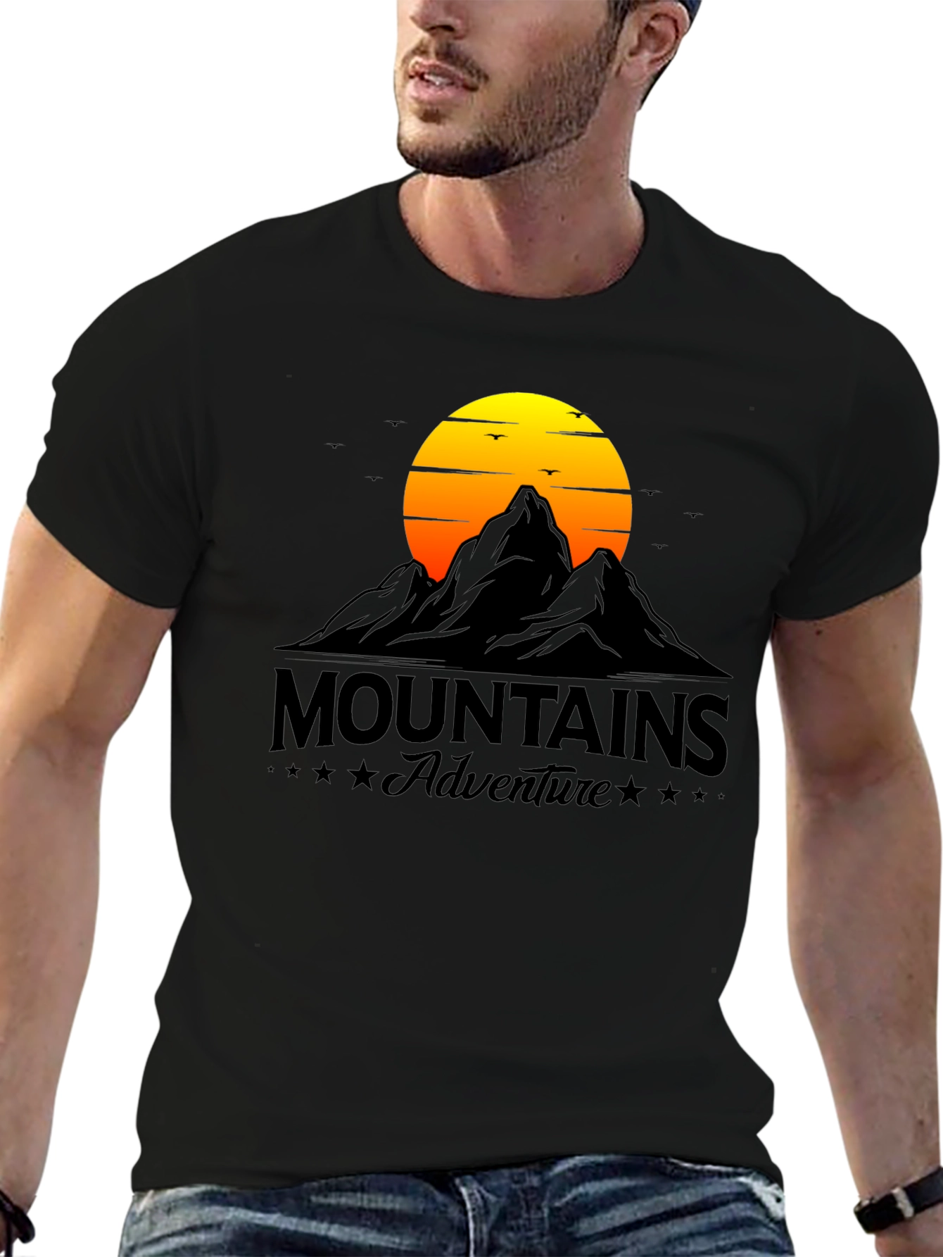 Mountains Adventure Graphic T-Shirt