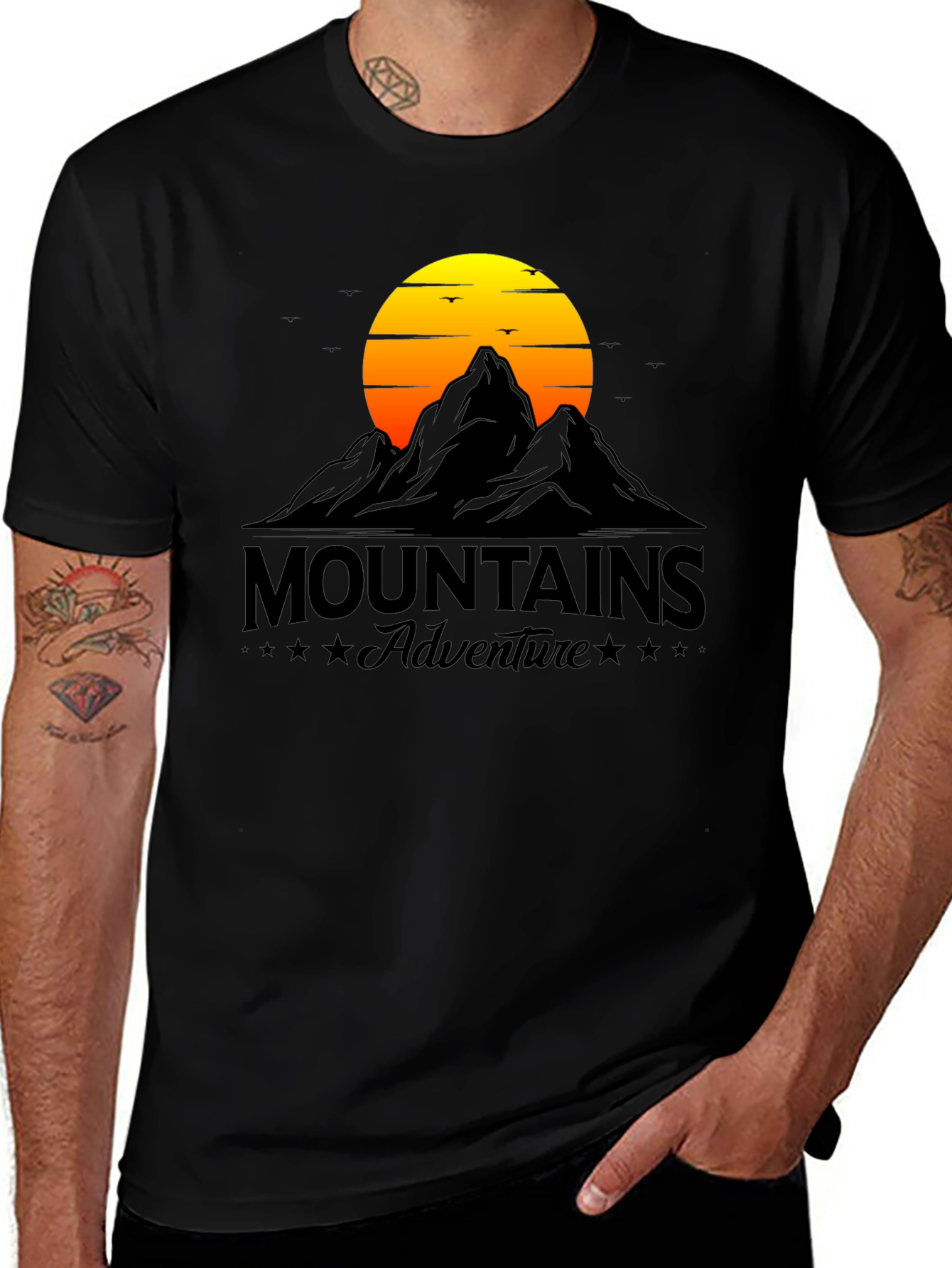 Mountains Adventure Graphic T-Shirt
