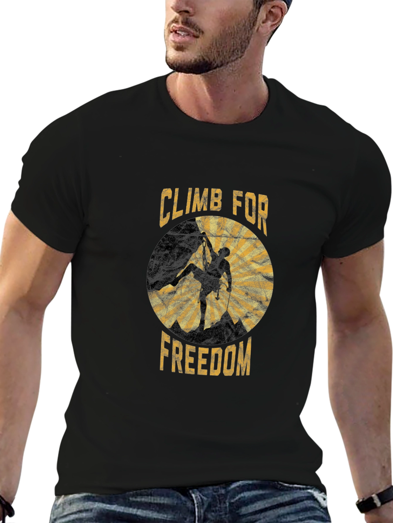 Climb for Freedom Graphic T-Shirt
