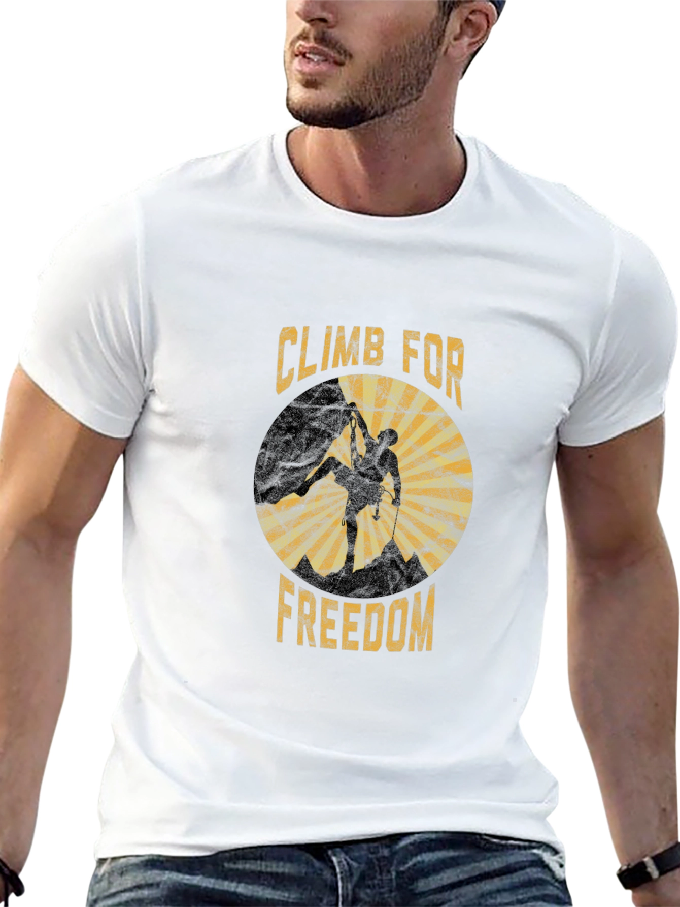 Climb for Freedom Graphic T-Shirt
