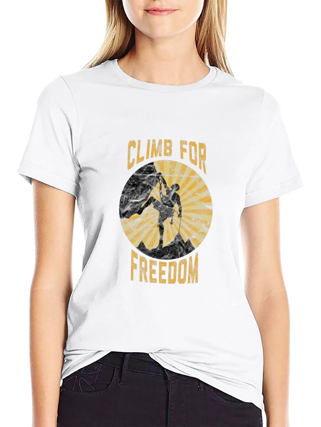 Climb for Freedom Graphic T-Shirt