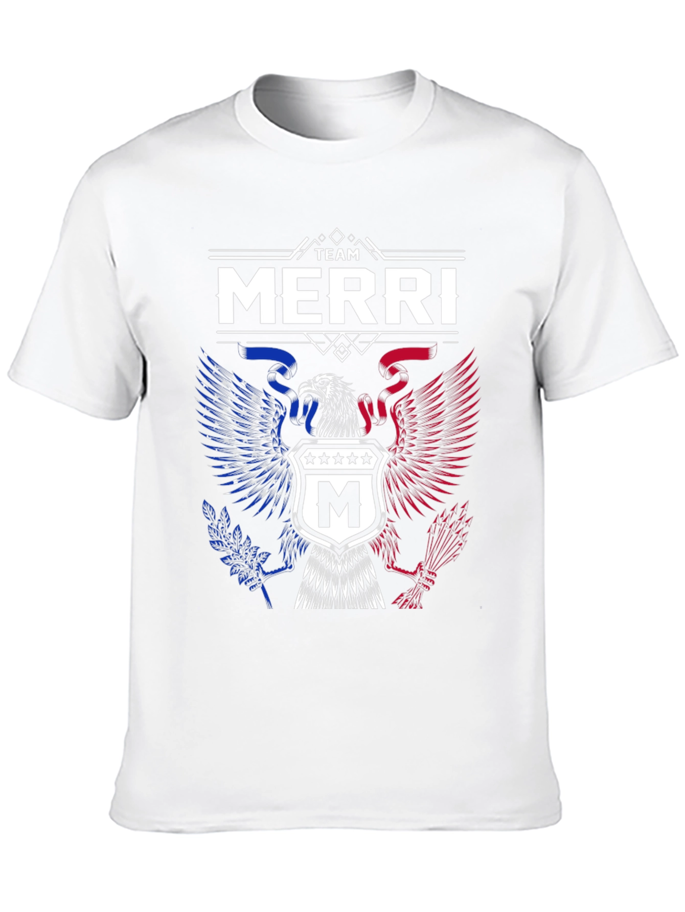 Team Merri Eagle Graphic Black T-Shirt