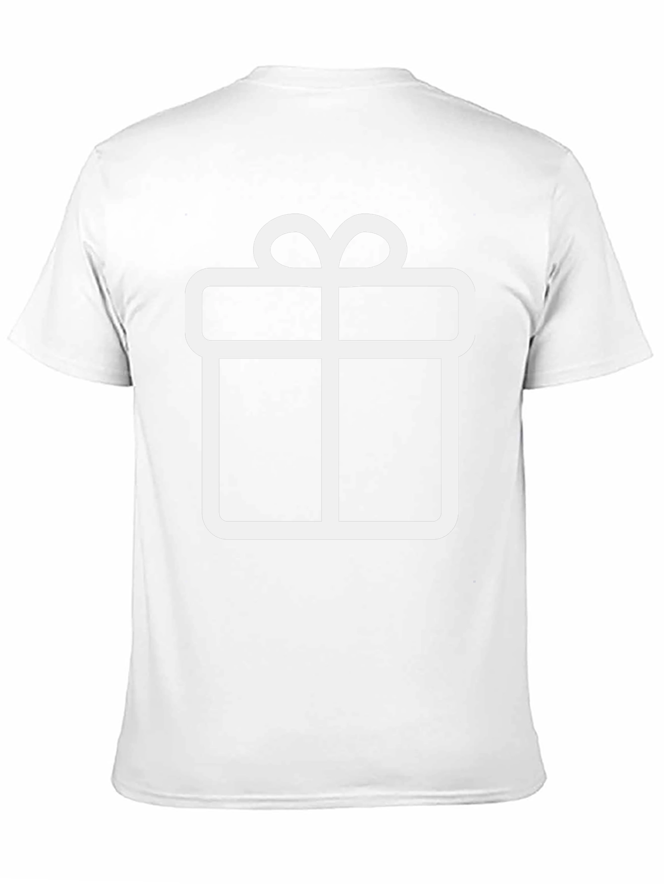 Festive Gift Box Tee - Black Graphic T-Shirt