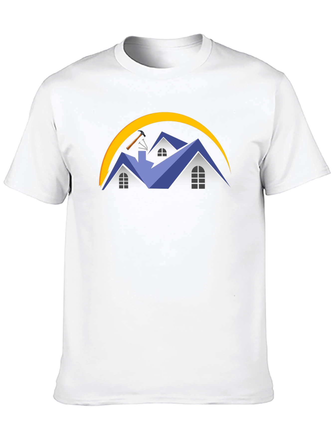 Roofing Company Black T-Shirt